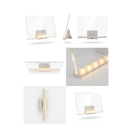 السبورة مضيئة للرسم والكتابة مع أقلام ملونة