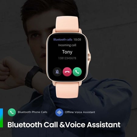 ساعة ذكية أمازفيت جي تي اس 2 - وردي