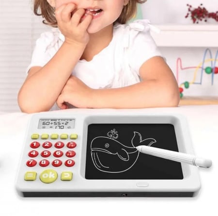 2 في 1 لوح كتابة وآلة حاسبة ذكية في وقت مبكر من Educa آلة تعليم للبنين والبنات