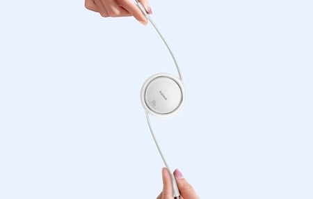 كيبل بيسوس سحب تايب سي 100 واط _ أسود