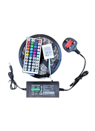 شريط ليد 5 متر ألوان متعدده تحكم بالريموت