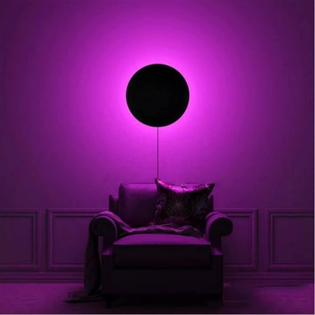 اضاءة جدارية دائرية ليد