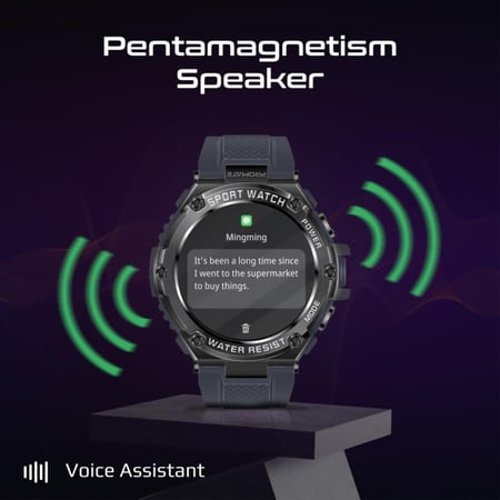 اختيارك الأمثل للتواصل والرياضة مع xWatch-R19، شاشة بمقاس 1.53 بوصة وتصميم مقاوم للماء بمعيار IP67 مع مستشعر لقياس معدل ضربات القلب ومستوى الأكسجين في الدم وخطوات المشي والنوم بالإضافة إلى أكثر من 100 واجهة Promate - xWatch-R19