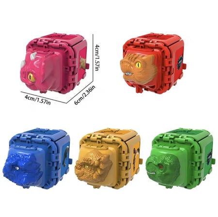 لعبة حجرة ورقة مقص على شكل وحوش الفائز يلتهم الخاسر