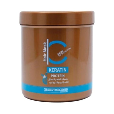 ماسك الشعر بالكيراتين والبروتين من زيرو35 - 1000مل