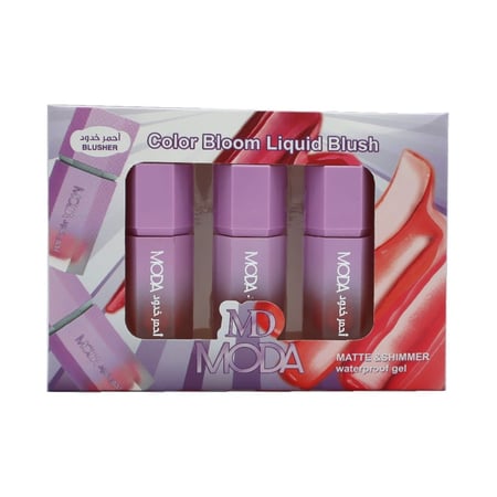 احمر خدود 3 قطع من مودا