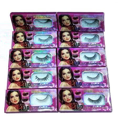 طقم رموش 10 قصة مختلفة 3D من هوكيسا بيوتي