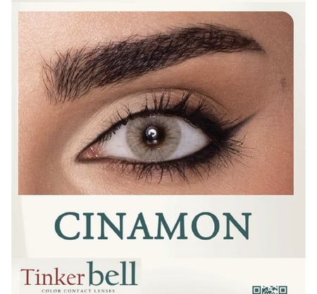 عدسات لون القرفة Tinker bell CINAMON تينكربل الكورية اللاصقة - زينة شهرية