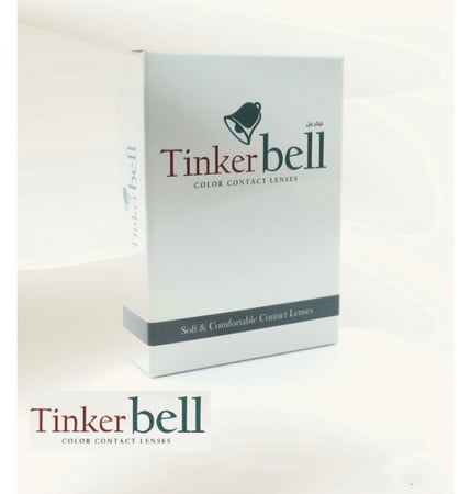 عدسات لون اللوز Tinker bell ALMOND تينكربل الكورية اللاصقة - زينة الشهرية