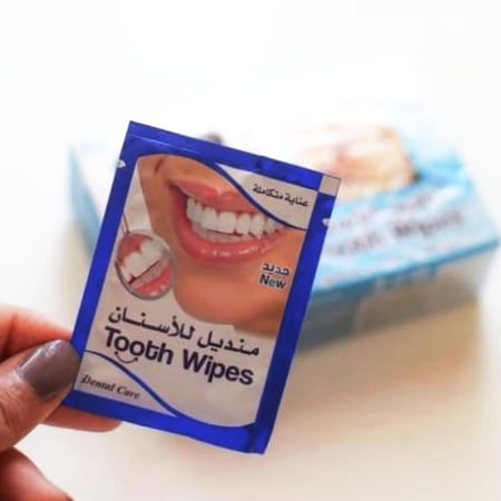 مناديل لتنظيف الاسنان من ويلازيد - العبوة 12 منديل