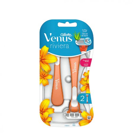 ماكينة حلاقة للاستعمال مرة واحدة فينوس ريفيرا للنساء من جيليت