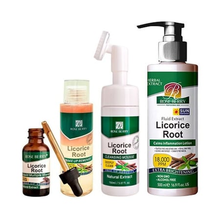 طقم عرق السوس 4 قطع من روز بيري