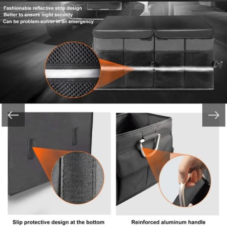 صندوق احتياطي لحفظ الأغراض في سيارة vertik