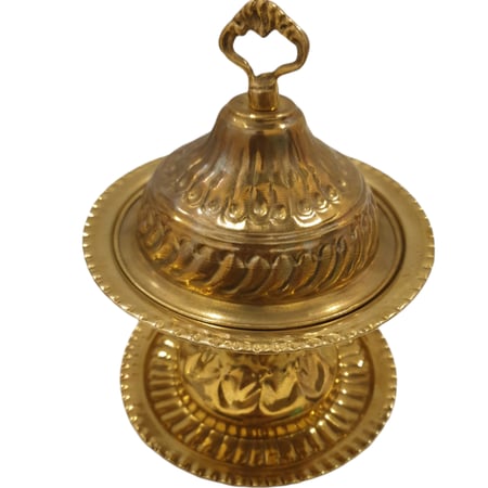 تمرية نحاس نقش يدوي