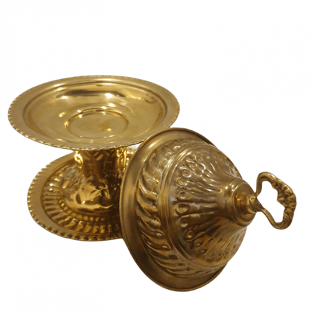 تمرية نحاس نقش يدوي