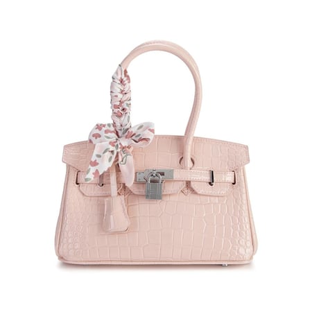 شنطة نسائية لون وردي من لادون