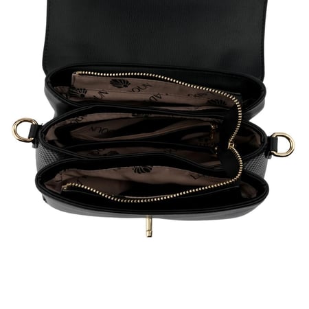 شنطة نسائية من لادون بلون أسود