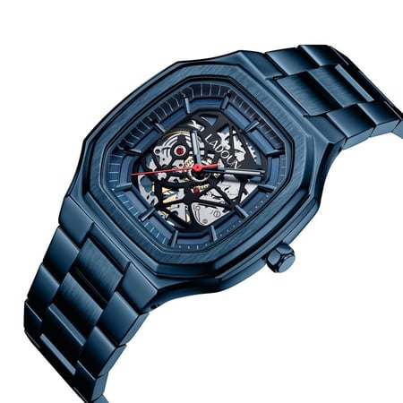 ساعة رجالية ستيل لون كحلي من لادون