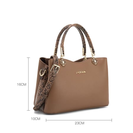 شنطة نسائية لون بني من لادون