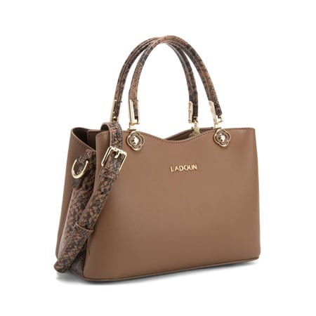 شنطة نسائية لون بني من لادون