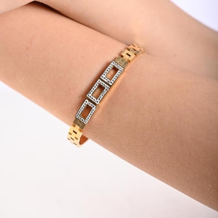 أسوارة نسائية لون ذهبي من لادون