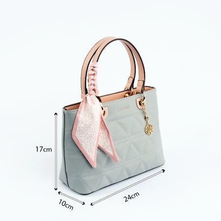 شنطة نسائية من لادون بلون رمادي