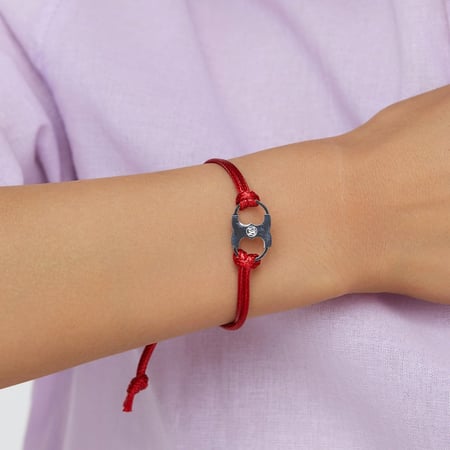 أسوارة نسائية - لون أحمر - لادون