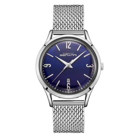 ساعة رجالية ستيل لون فضي  ROBERTO BENANNI