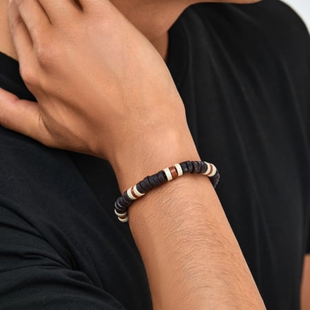 أسوارة رجالية - لون أسود و بني - لادون