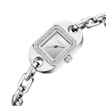 ساعة نسائية ستيل - لون فضي - لادون