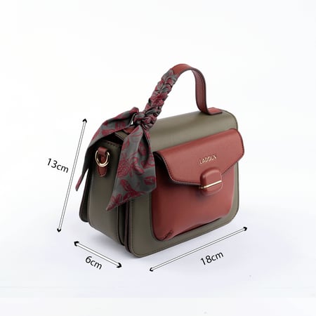 شنطة نسائية من لادون بلون أخضر