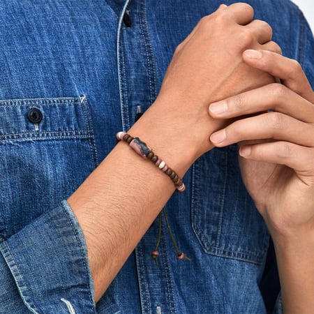 أسوارة رجالية - لون بني - لادون