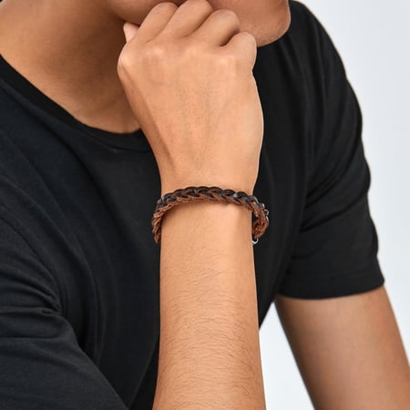 أسوارة رجالية - لون أسود و بني - لادون