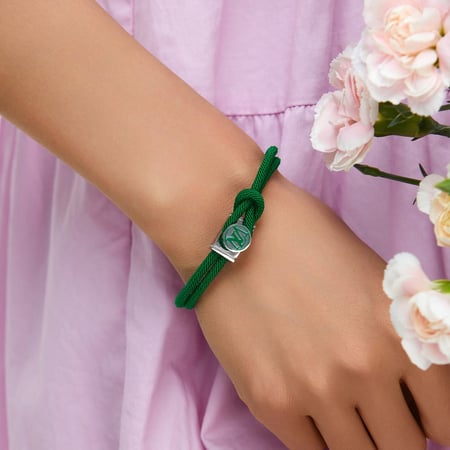 أسوارة نسائية - لون أخضر - لادون