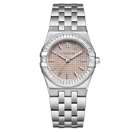 ساعة نسائية ستيل لون فضي من  لادون