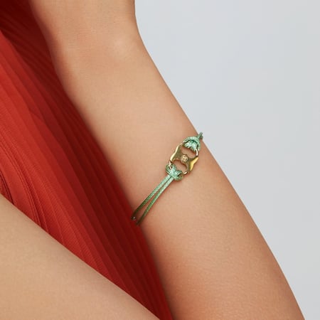 أسوارة نسائية - لون أخضر فاتح - لادون