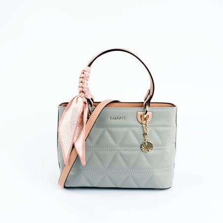 شنطة نسائية من لادون بلون رمادي