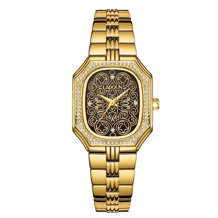 ساعة نسائية ستيل لون ذهبي من لادون