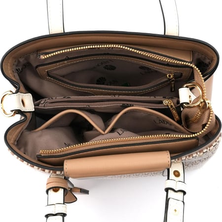 شنطة نسائية من لادون بلون بيج