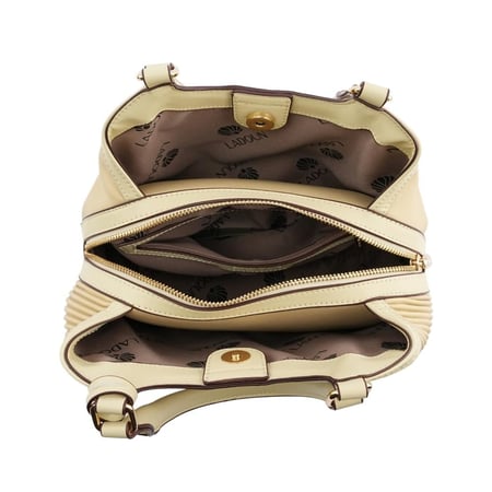 شنطة نسائية من لادون بلون أصفر