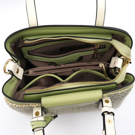 شنطة نسائية من لادون بلون أخضر