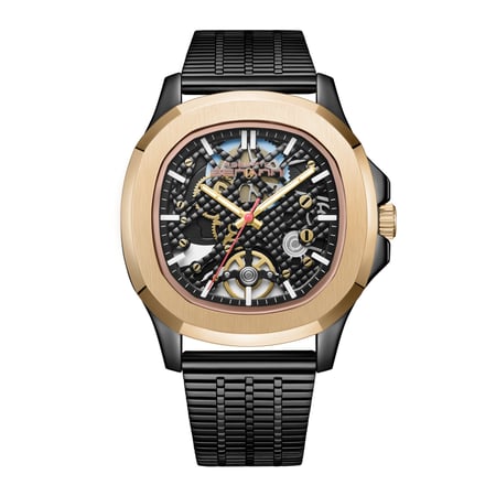 ساعة رجالية استيل لون أسود ROBERTO BENANNI