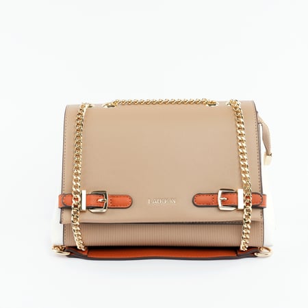 شنطة نسائية من لادون بلون برتقالي