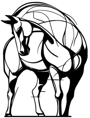 استينسل ( خيل ) 16