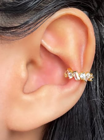 Gold stones- cuff
