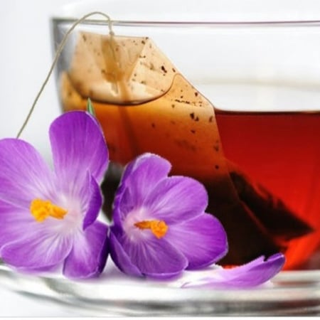 شاي بالزعفران