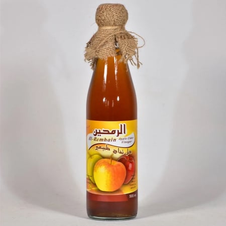 خل التفاح الطبيعي 500 مل