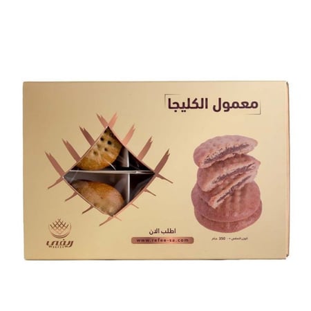 معمول كليجا أبيض صغير من ريفي