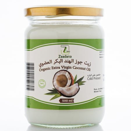 زيت جوز الهند البكر العضوي 500مل