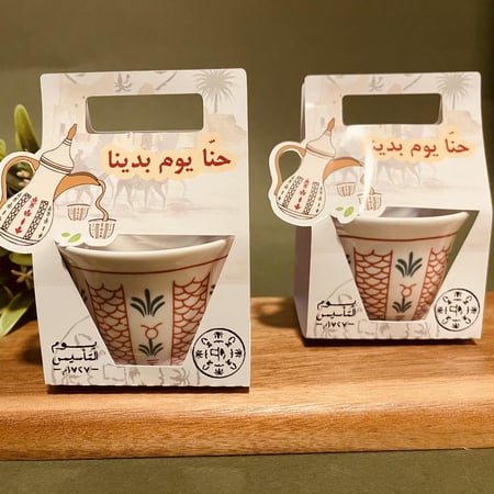 توزيعات فنجال بتصميم تراثي